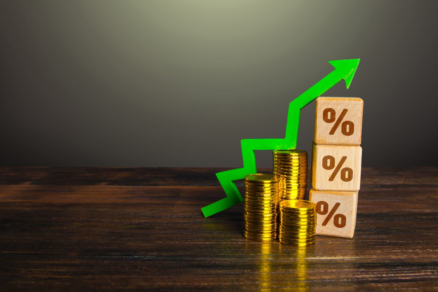Growth in income from deposits.