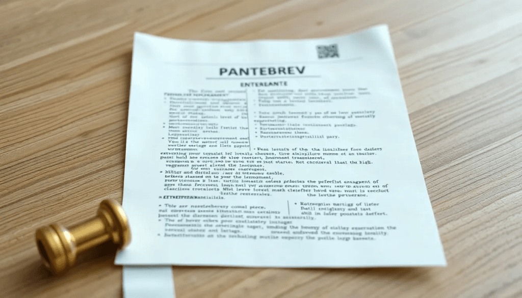 Hvad er et pantebrev? - Illustration