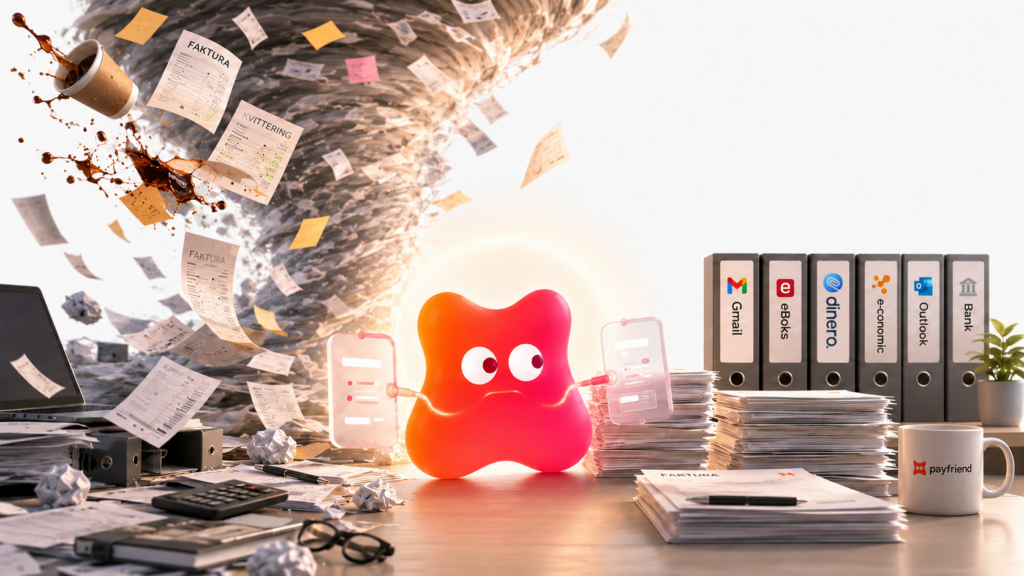 Payfriend samler bilag fra mail, e-Boks og scan i én indbakke